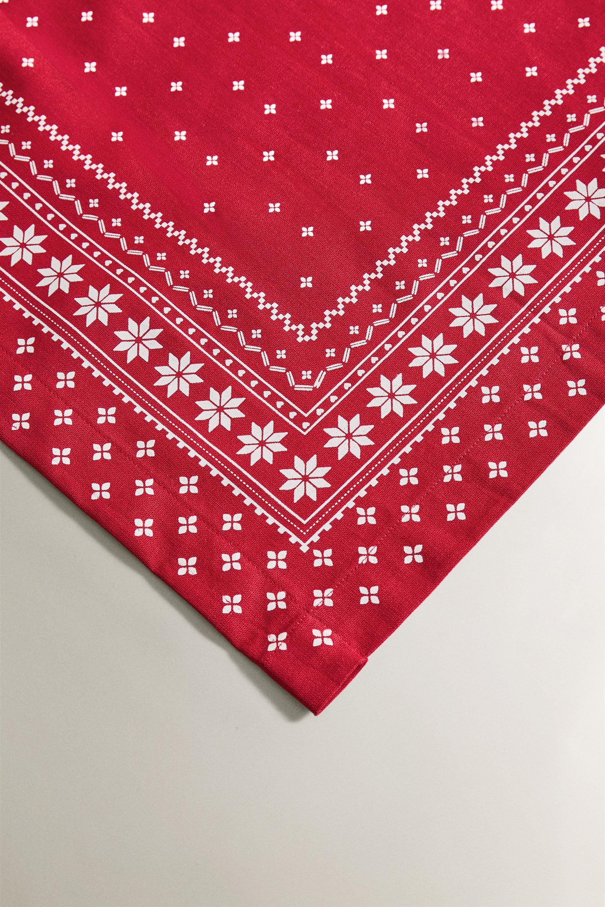WINTER CHRISTMAS COTTON TABLE RUNNER
